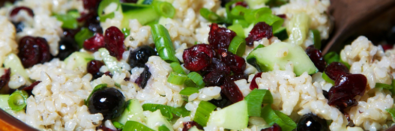 Blueberry Brown Rice Salad