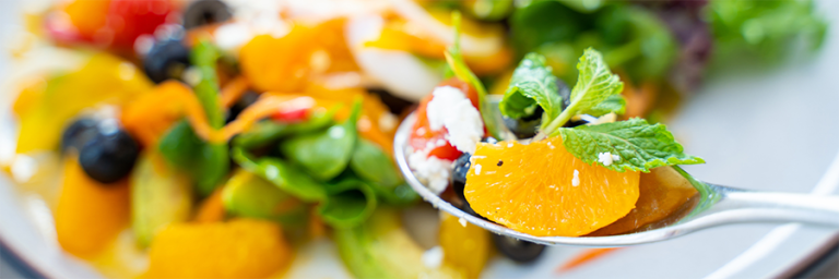 Blueberry Orange Mixed Green Salad