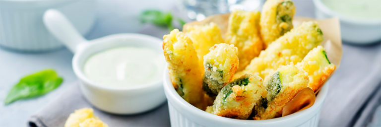 Cheesy Baked Zucchini Fries