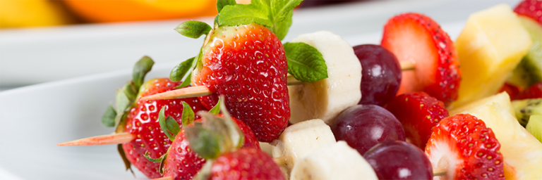 Crunchy Fruit Kebobs