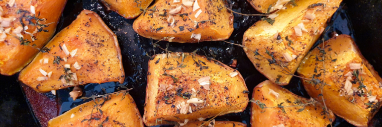 Jalapeno-Garlic Roasted Butternut Squash