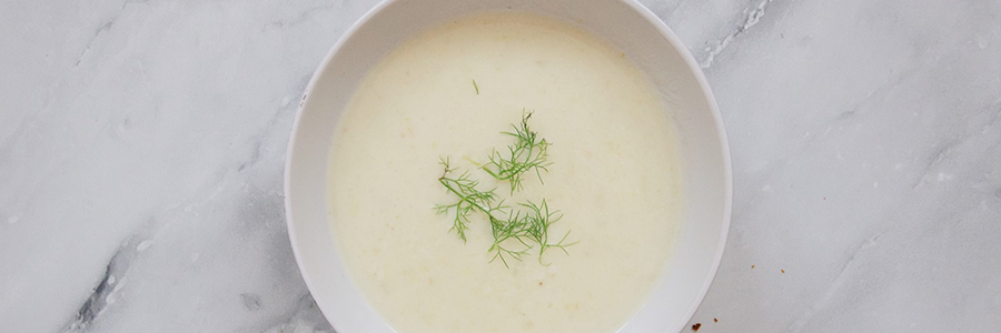 Roasted garlic parsnip white bean soup