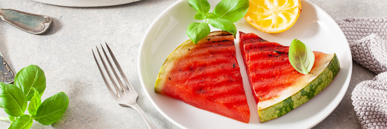 Spicy Grilled Watermelon