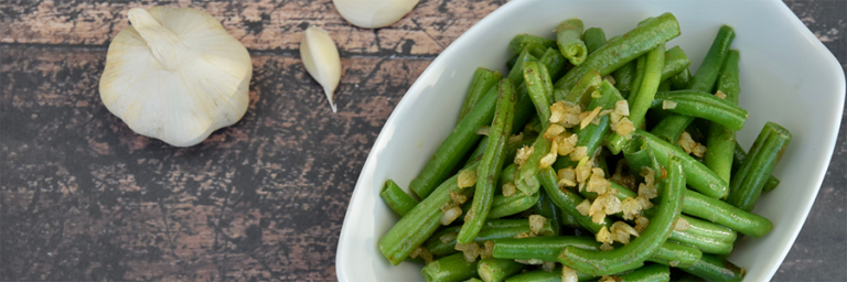 Garlicky Green Beans