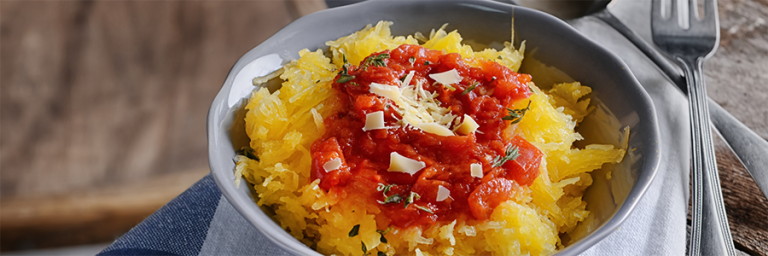 Tomato Parmesan Spaghetti Squash