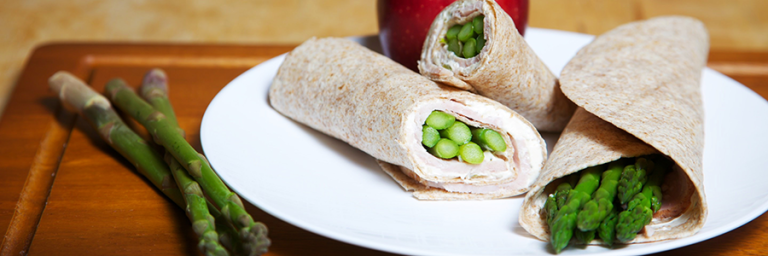 Asparagus and Turkey Roll Ups