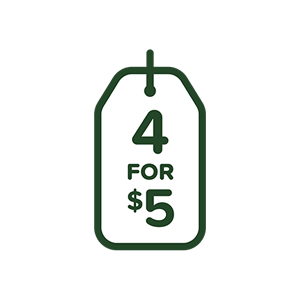 4 for $5 Logo