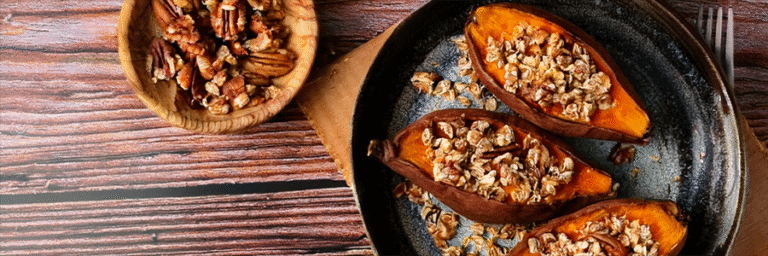 Streuseled Sweet Potatoes