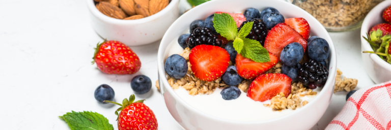 Fruit and Yogurt Parfait