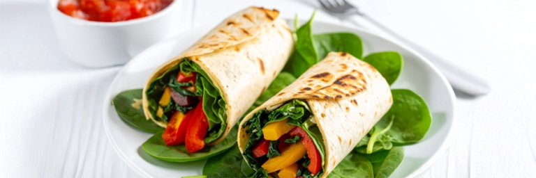 Veggie and Salsa Roll-Ups