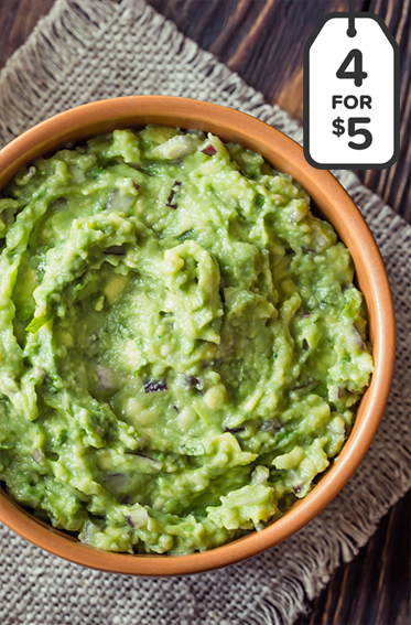 Quacamole with green peas